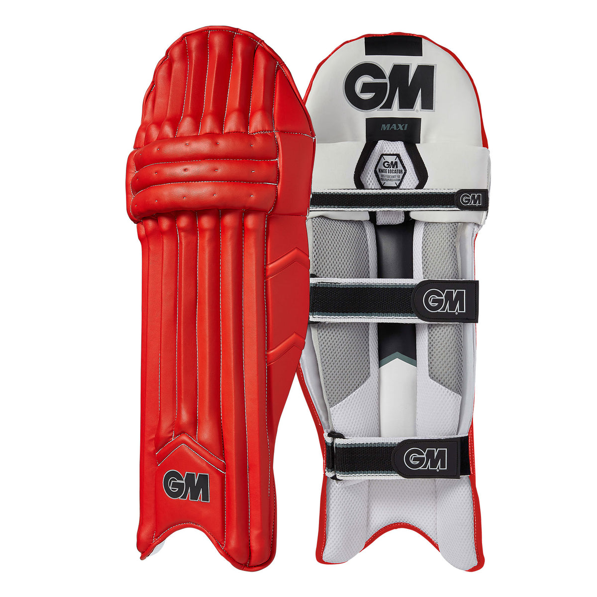 GM MAXI BATTING PADS RED ADULT GM CRICKET AUSTRALIA