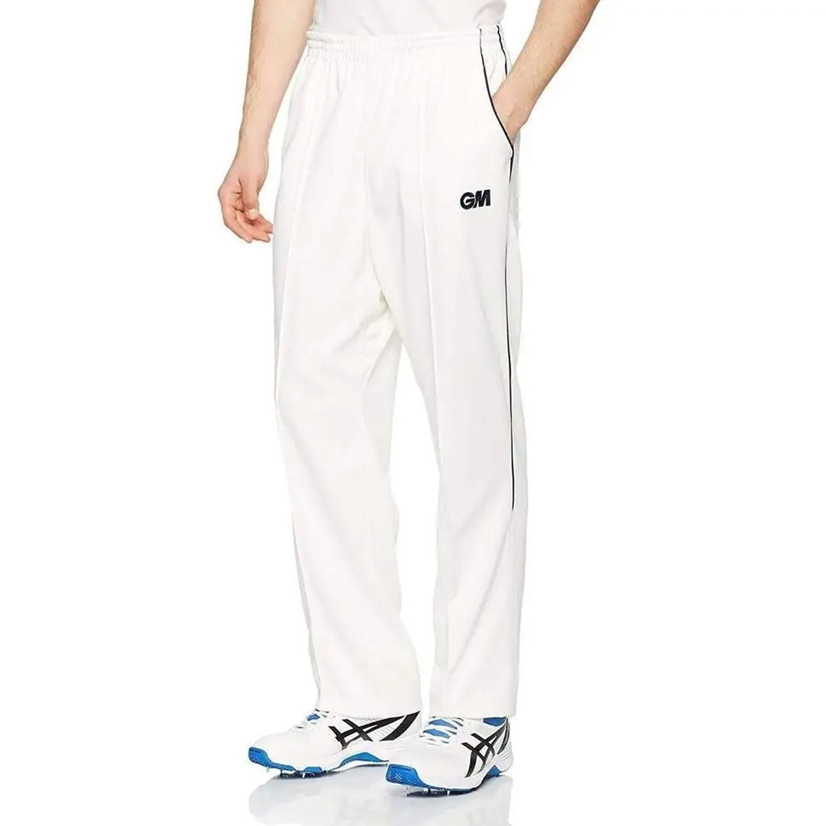 Another Label Stoffen broek met persplooien, model 'Moore' in
